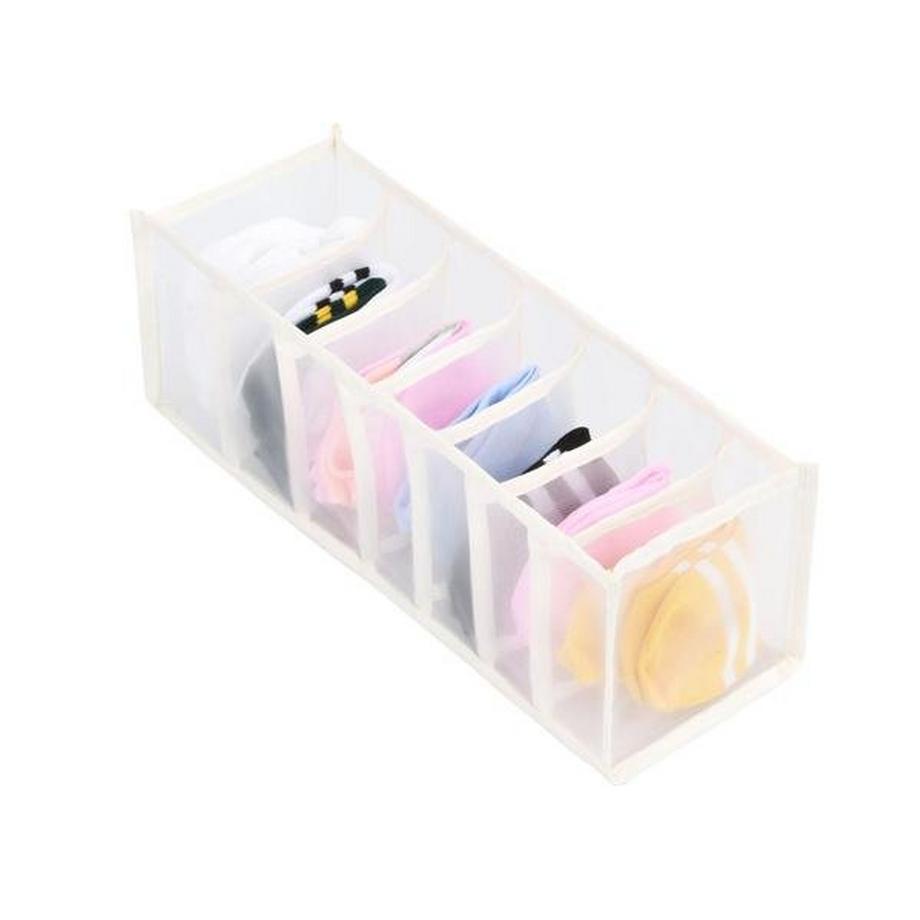 eStore  Organizer für Schublade, 7 Fächer - Weiß 