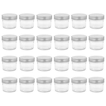 Marmeladengläser mit deckeln 24 stk. glas