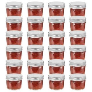 VidaXL Marmeladengläser mit deckeln 24 stk. glas  