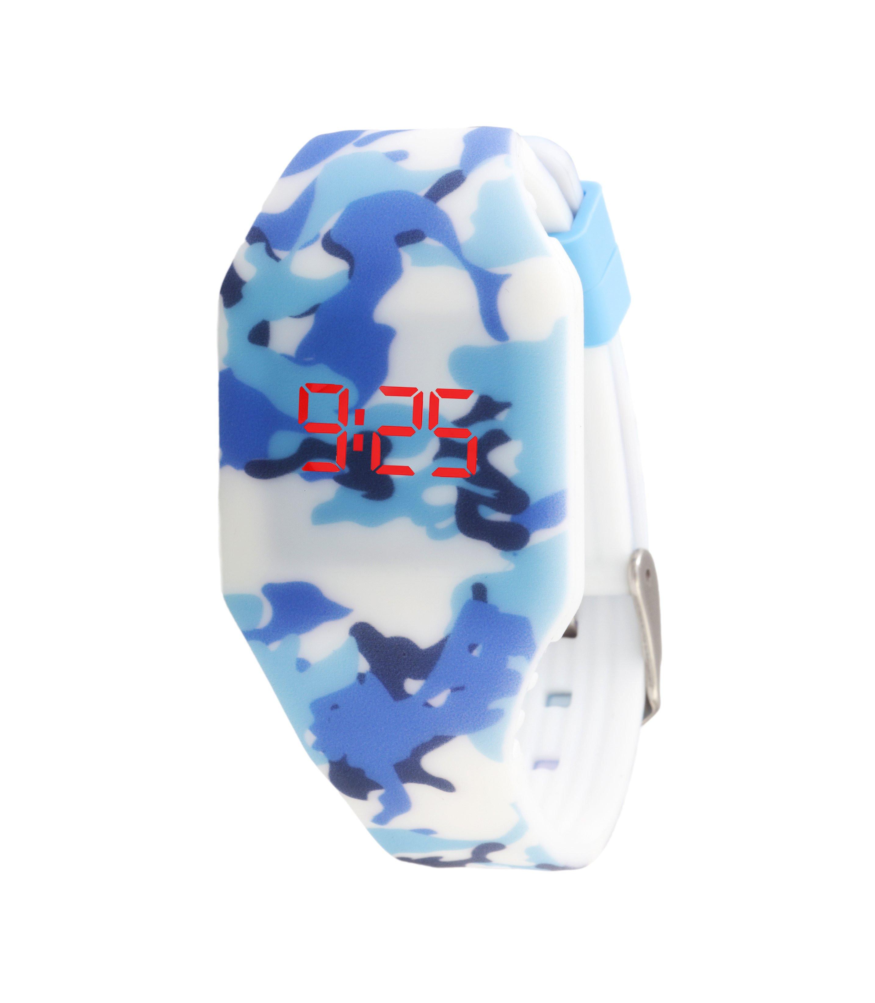 Kiddus  Digital LED Montre pour enfants Camouflage 