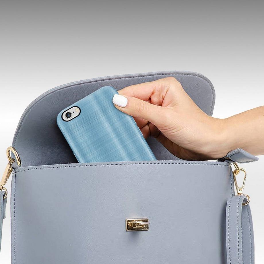 Cadorabo  Hülle für Apple iPhone 6  6S im Brushed Design 