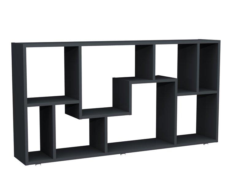 VCM Holz Standregal Bücherregal Medienregal Aufbewahrung Raumteiler Deko Regal Lanisa L  