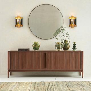 AM.PM Miroir métal acier laiton vieilli Ø100 cm Caligone  