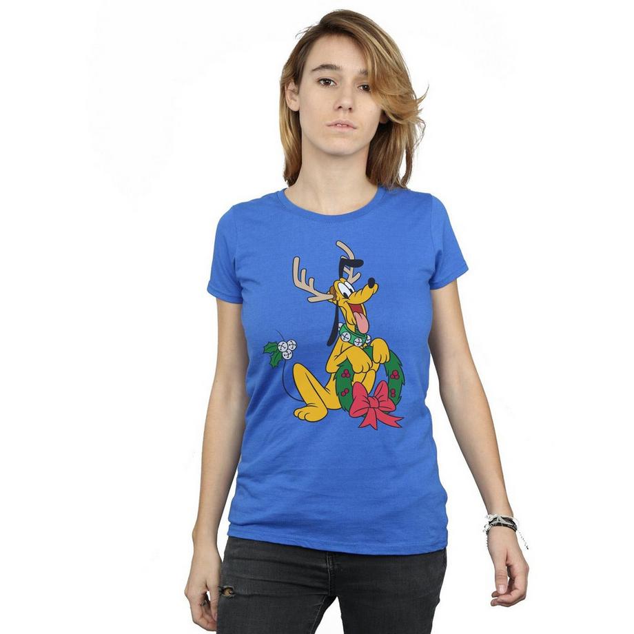 Disney Pluto T-Shirt Renne de Noël  