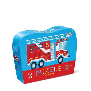 Mini-Silhouettenpuzzle 12tlg Feuerwehr, Crocodile Creek