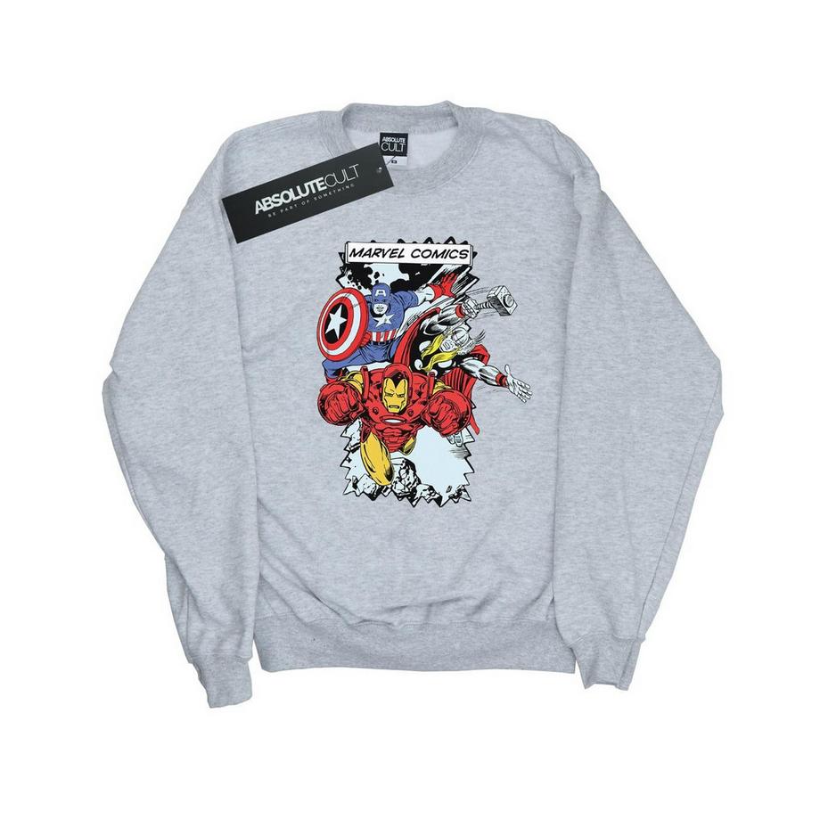 MARVEL Comics Avengers Rundhals-Sweatshirt  