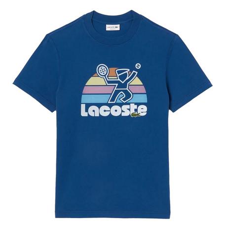 LACOSTE Gewaschenes Tennis Logo T-Shirt  