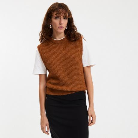 La Redoute Collections Pullunder aus Alpaka-Mischgarn  