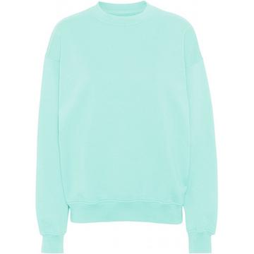 Sweatshirt mit Rundhalsausschnitt  Organic oversized light aqua