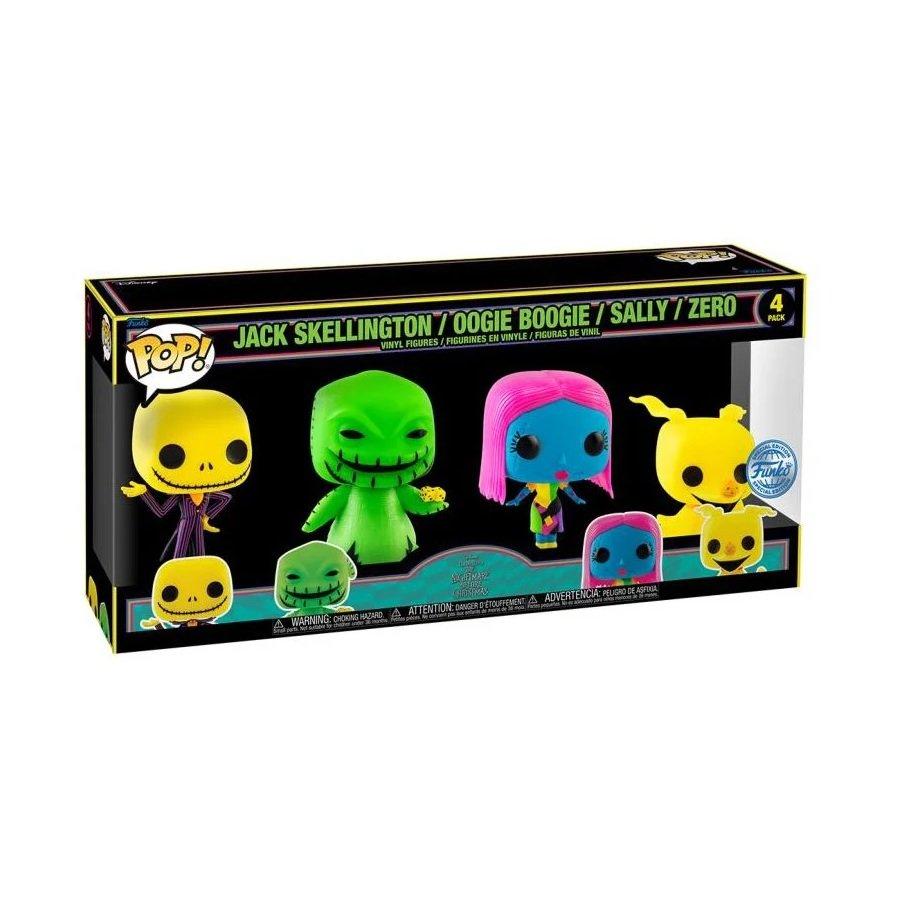 Funko  POP - Pack de 4 - Disney - L'Étrange Noël de Mr. Jack - Special version 