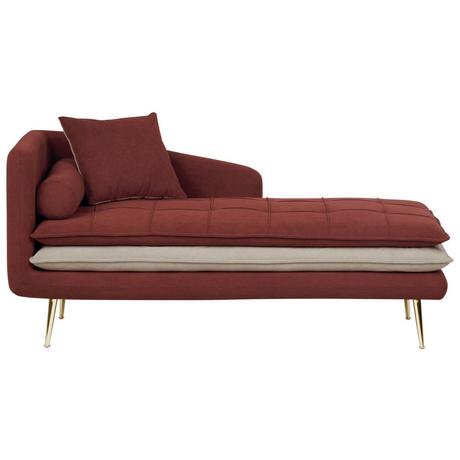 Beliani Chaise longue côté gauche en Polyester Glamour GONESSE  