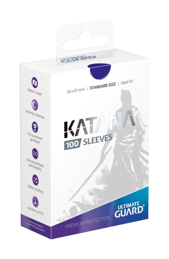 Ultimate Guard  Protège-cartes - Boîte de 100 pièces - Katana - Standard - Bleu 