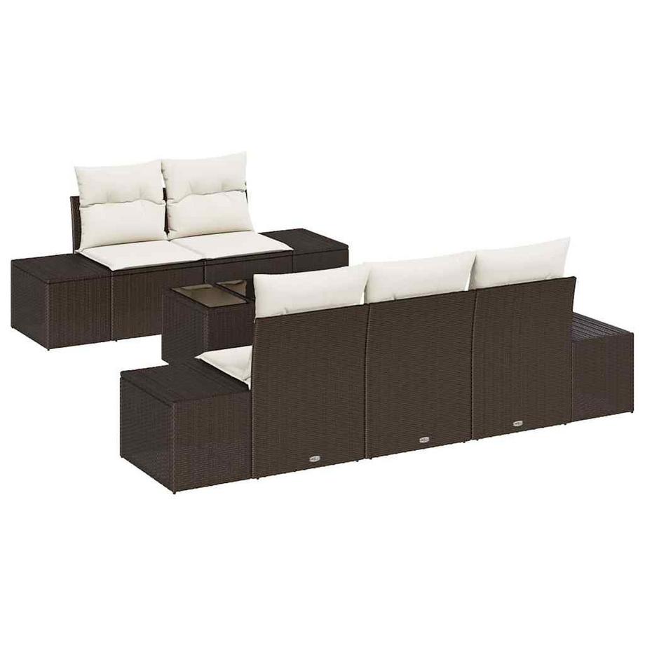 VidaXL Gartensofa-set poly-rattan  