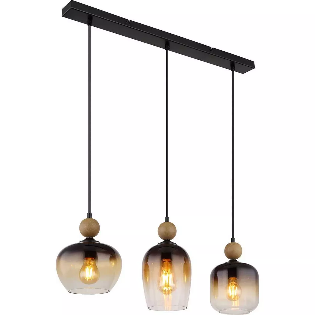 mutoni light – Hängeleuchte Commy Metall matt 3xE27, One Size