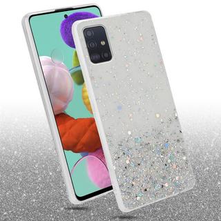 Cadorabo  Hülle für Samsung Galaxy A51 5G TPU Silikon mit funkelnden Glitter 