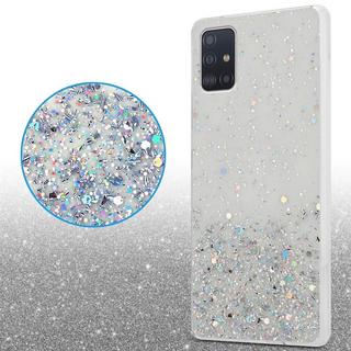 Cadorabo  Hülle für Samsung Galaxy A51 5G TPU Silikon mit funkelnden Glitter 