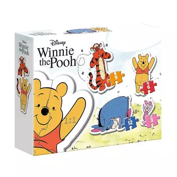Puzzle Winnie Pooh (3-6-9-12)