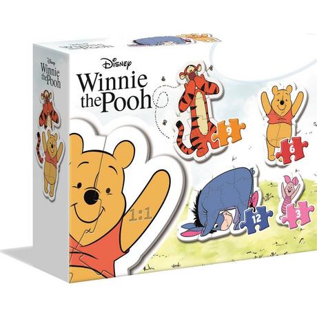 Clementoni  Puzzle Winnie Pooh (3-6-9-12) 