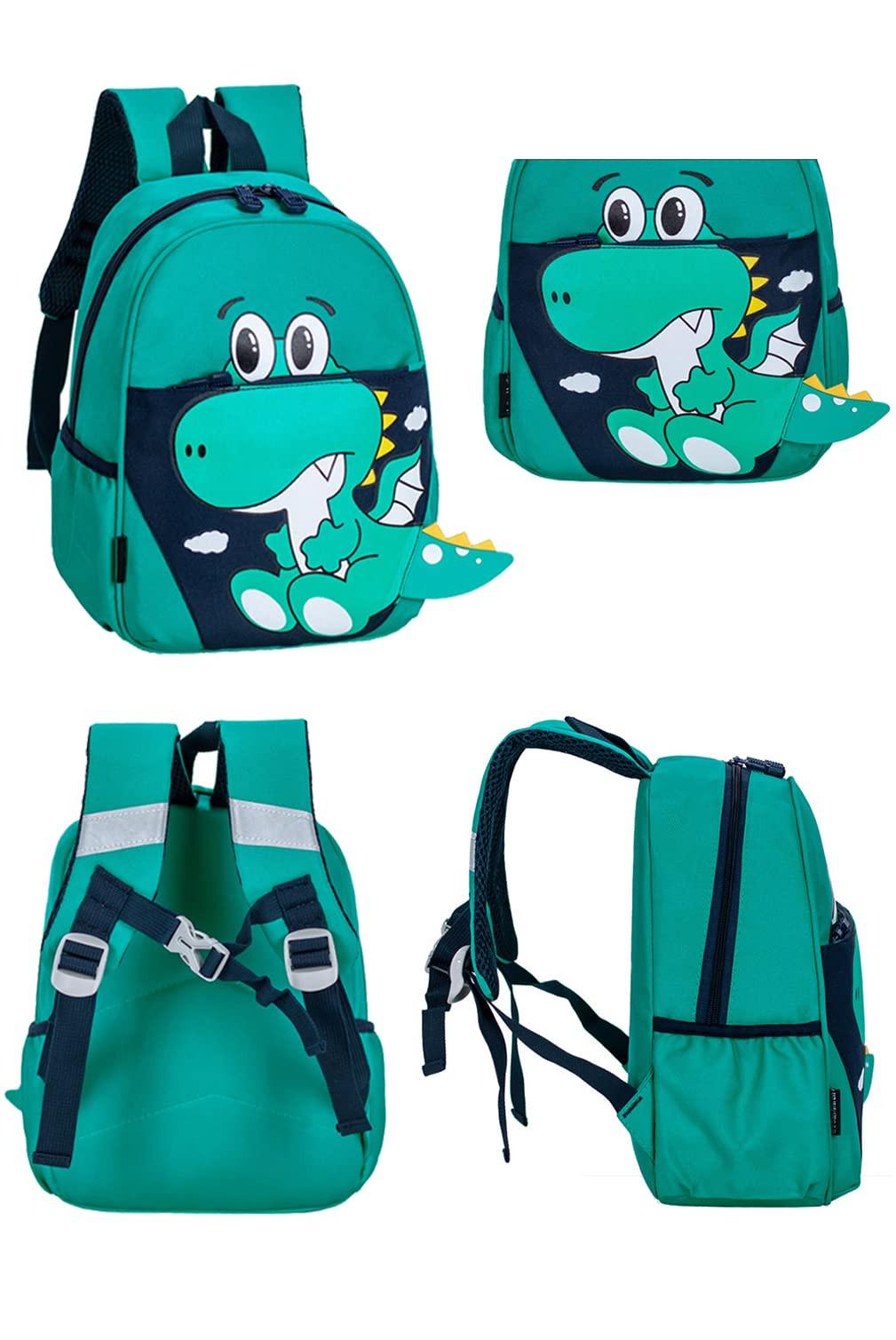 Only-bags.store Kinderrucksack mit Brustgurt Dinosaurier  