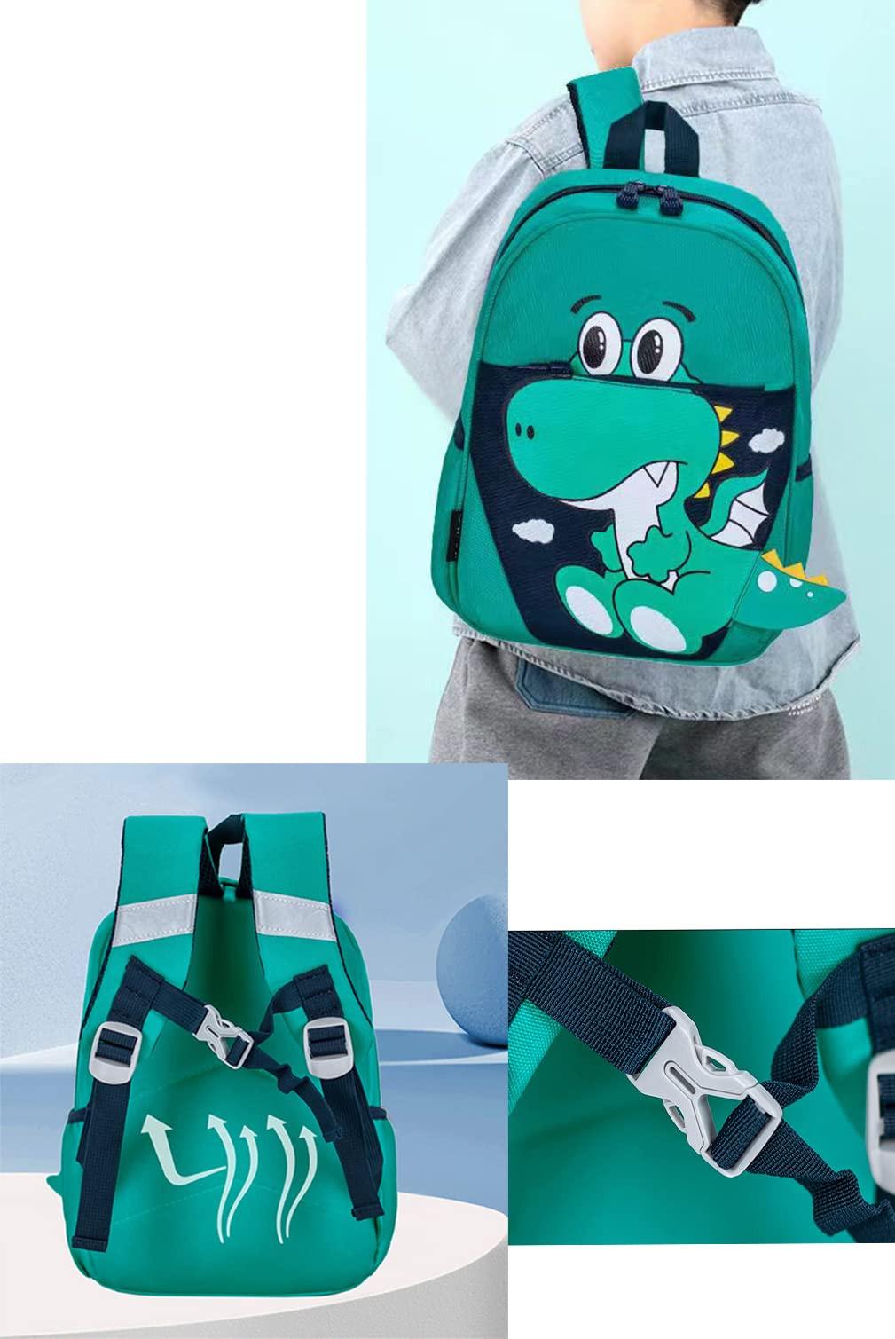 Only-bags.store Kinderrucksack mit Brustgurt Dinosaurier  