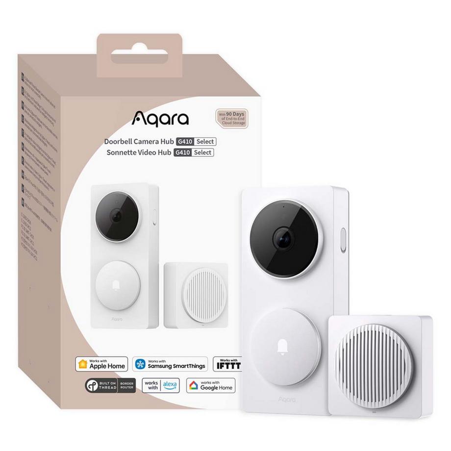 Aqara  Campanello Videocamera 2K con Hub Connesso G410 per Porta d'Ingresso 