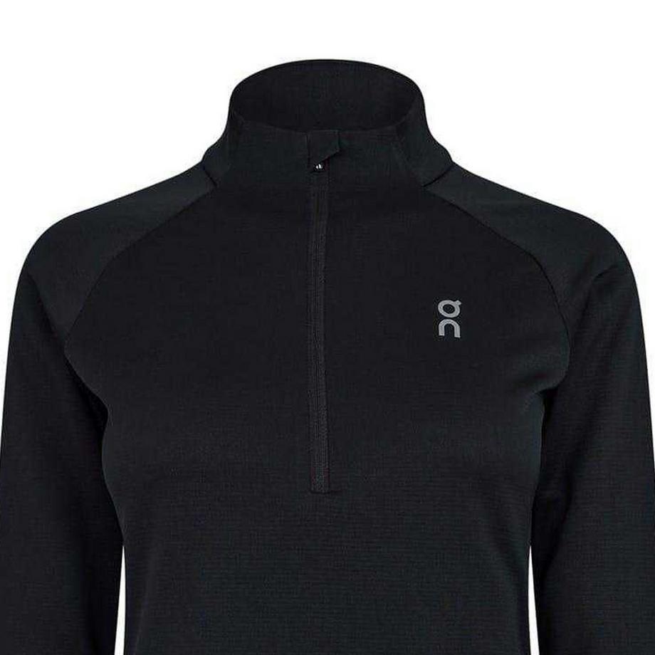 On Running Haut Climate Demi-Zip Manches Lgues  