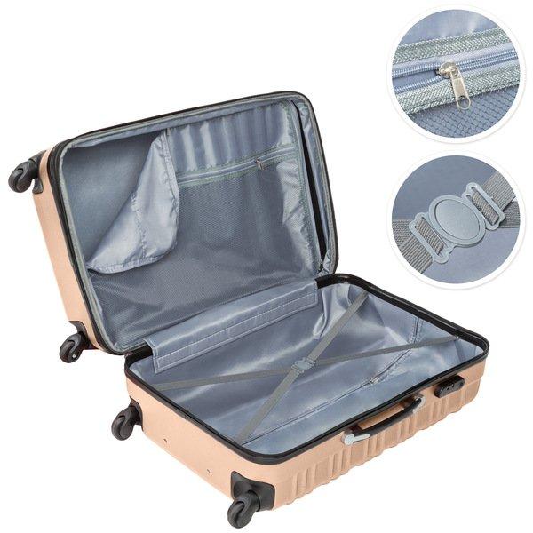 Tectake 55 CM, Hartschalenkofferset 4-tlg.  