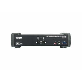 ATEN  ATEN 2-Port USB 3.0 4K DisplayPort MST KVMP™ Switch (Kabel enthalten) 