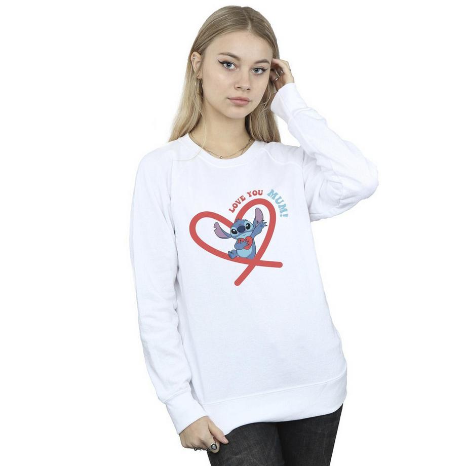 Disney Love You Mum Sweatshirt Imprimé  