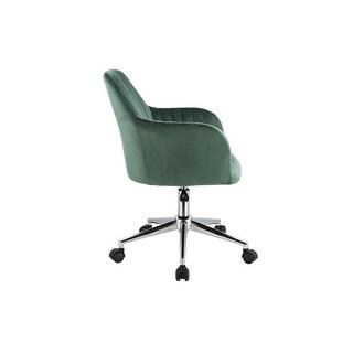 Vente-unique Chaise de bureau Velours Hauteur réglable ELEANA  