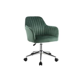 Vente-unique Chaise de bureau Velours Hauteur réglable ELEANA  