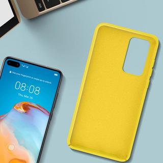 Avizar  Coque Huawei P40 Pro Soft Touch Jaune 