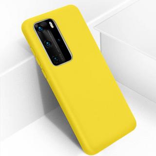 Avizar  Coque Huawei P40 Pro Soft Touch Jaune 