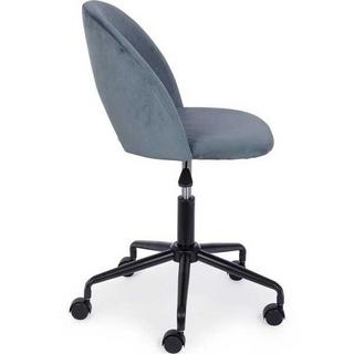 mutoni Chaise de bureau Linzey bleu clair  