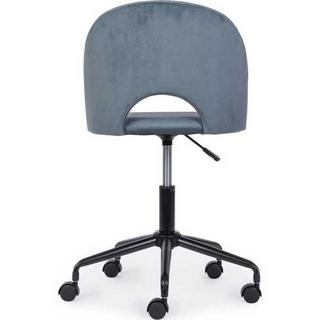 mutoni Chaise de bureau Linzey bleu clair  