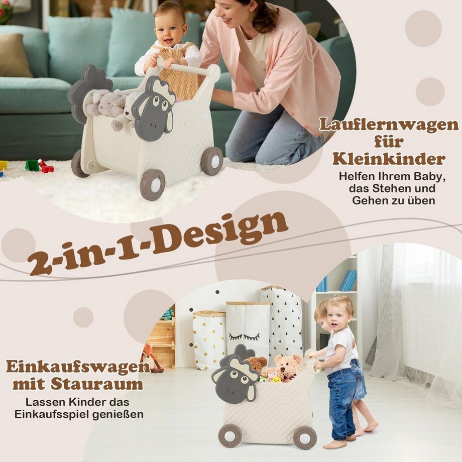 Northix  Trotteur pour tout-petits avec rangement 