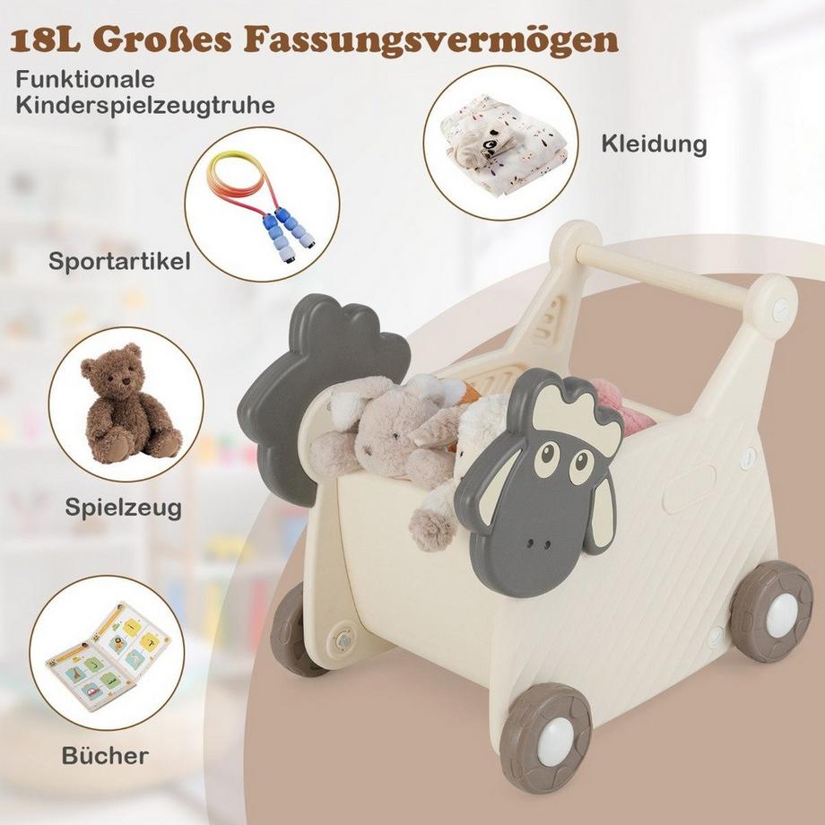 Northix  Trotteur pour tout-petits avec rangement 