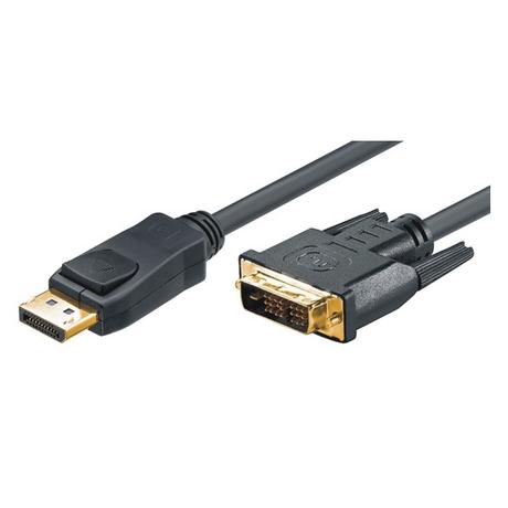 M-CAB  M-Cab DisplayPort - DVI Kabel, St/St, 2m, Gold 