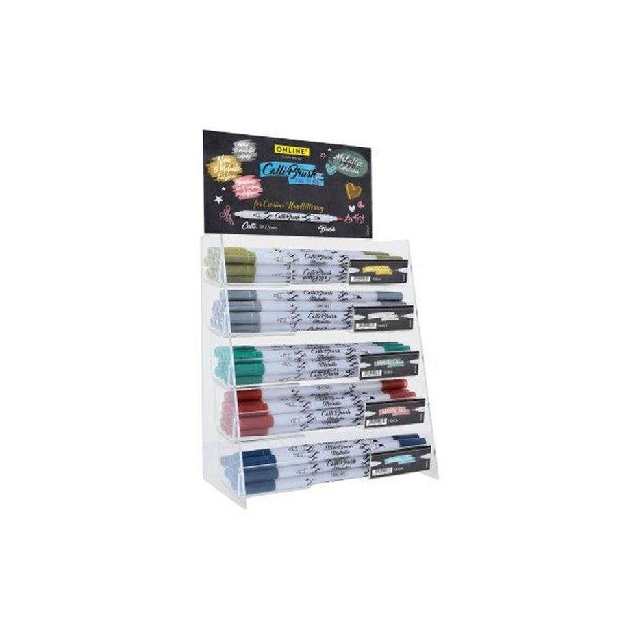 ONLINE Callibrush Display Metallic 19092 ass. 60 Stück