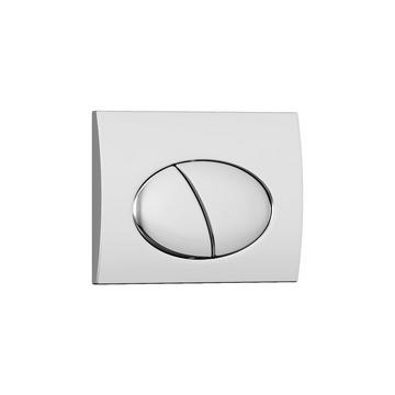 Plaque de déclenchement pour WC avec double touche - Chrome - CERASUS