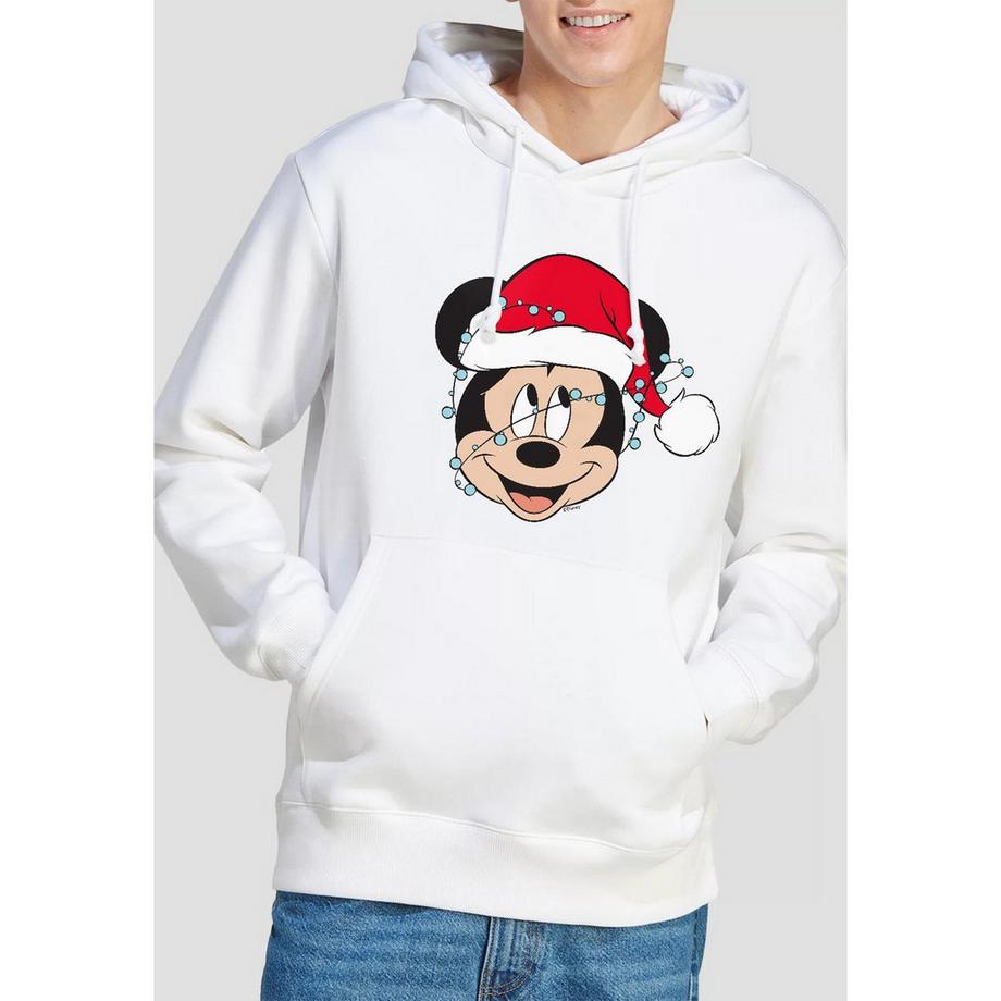 Disney Mickey Mouse Felpa con Cappuccio Natale  