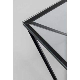 KARE Design Tavolino Cristallo nero 80x80  