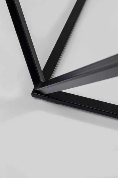 KARE Design Tavolino Cristallo nero 80x80  