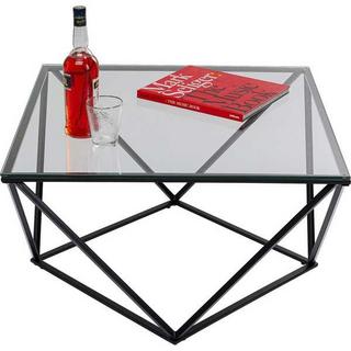 KARE Design Table basse Cristallo noir 80x80  