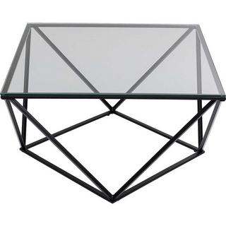 KARE Design Table basse Cristallo Noir 80x80  