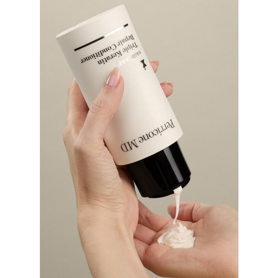 Perricone  Conditionneur Soin capillaire Après-shampoing réparateur triple kératine 