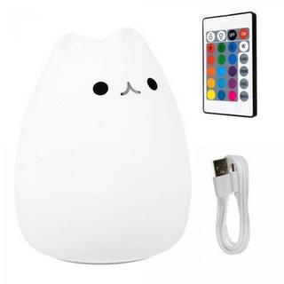 eStore Lampada Gatto con illuminazione LED Multicolor  