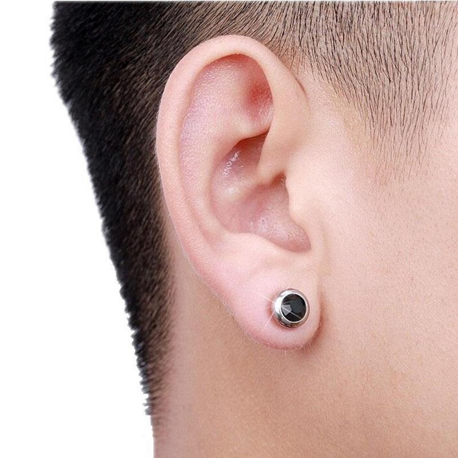 B2X  Biomagnetische Ohrringe zur Gewichtsreduktion - Schwarz 