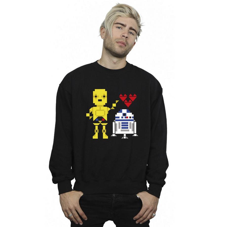 STAR WARS Star Wars Droid Pixel Art Grafik Sweatshirt  