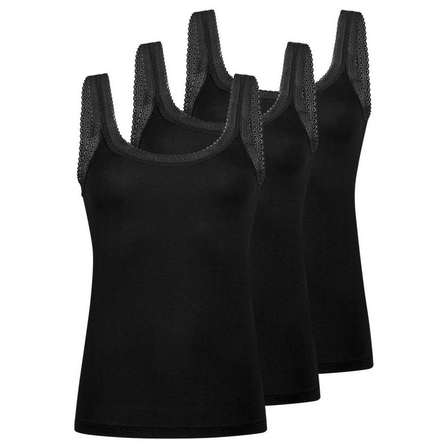 Modal Lace lot de 3  - maillot de corps / Top